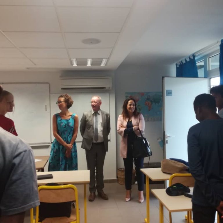 Visite du lycée français de Lomé